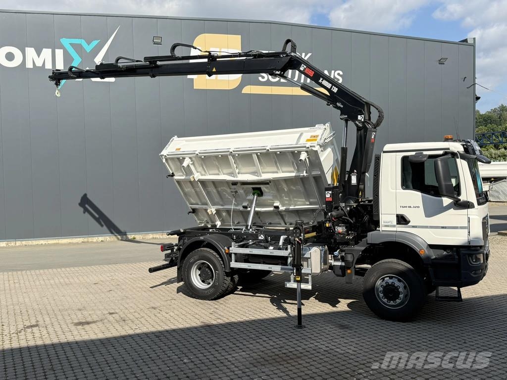 MAN TGM 18.320 MAN TGM 18.320 4x4 BB EuromixMTP Hiab 1 Camiones bañeras basculantes o volquetes