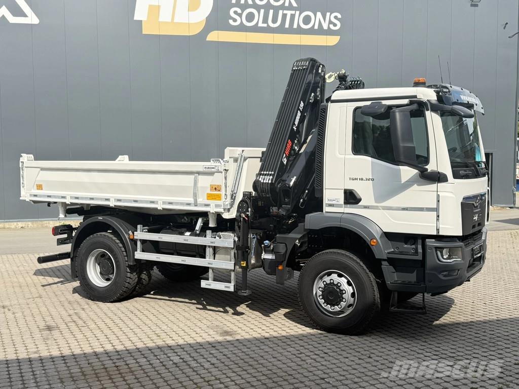 MAN TGM 18.320 MAN TGM 18.320 4x4 BB EuromixMTP Hiab 1 Camiones bañeras basculantes o volquetes