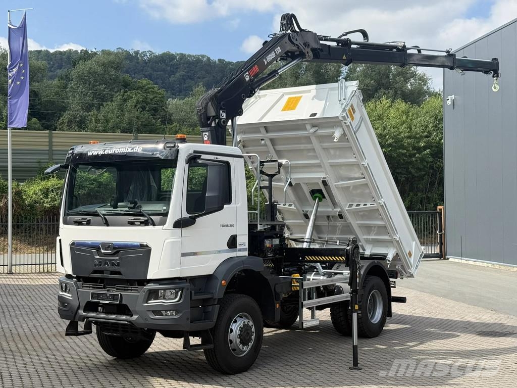 MAN TGM 18.320 MAN TGM 18.320 4x4 BB EuromixMTP Hiab 1 Camiones bañeras basculantes o volquetes