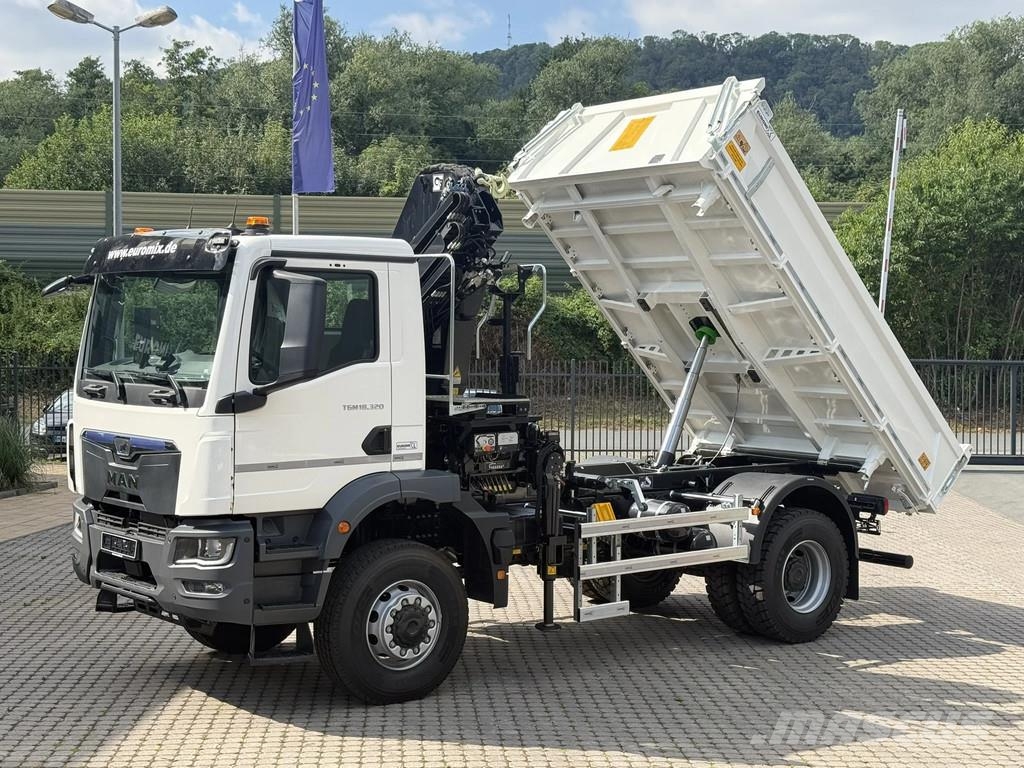 MAN TGM 18.320 MAN TGM 18.320 4x4 BB EuromixMTP Hiab 1 Camiones bañeras basculantes o volquetes