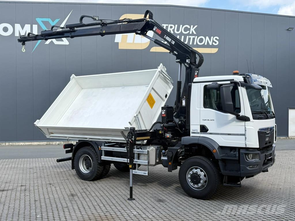 MAN TGM 18.320 MAN TGM 18.320 4x4 BB EuromixMTP Hiab 1 Camiones bañeras basculantes o volquetes