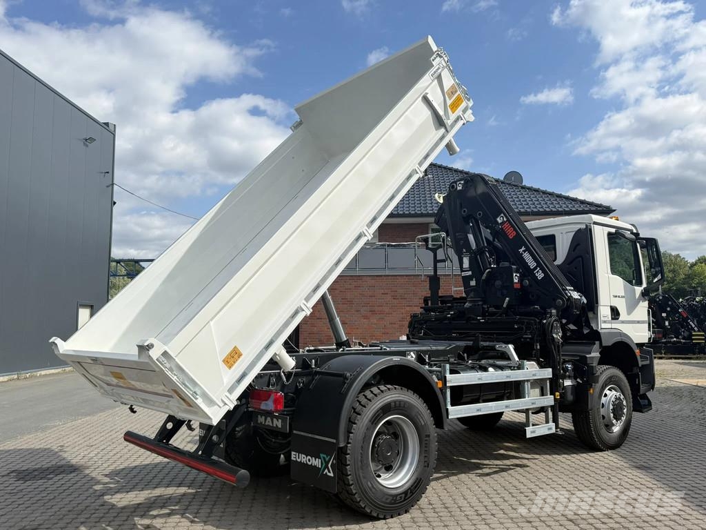 MAN TGM 18.320 MAN TGM 18.320 4x4 BB EuromixMTP Hiab 1 Camiones bañeras basculantes o volquetes