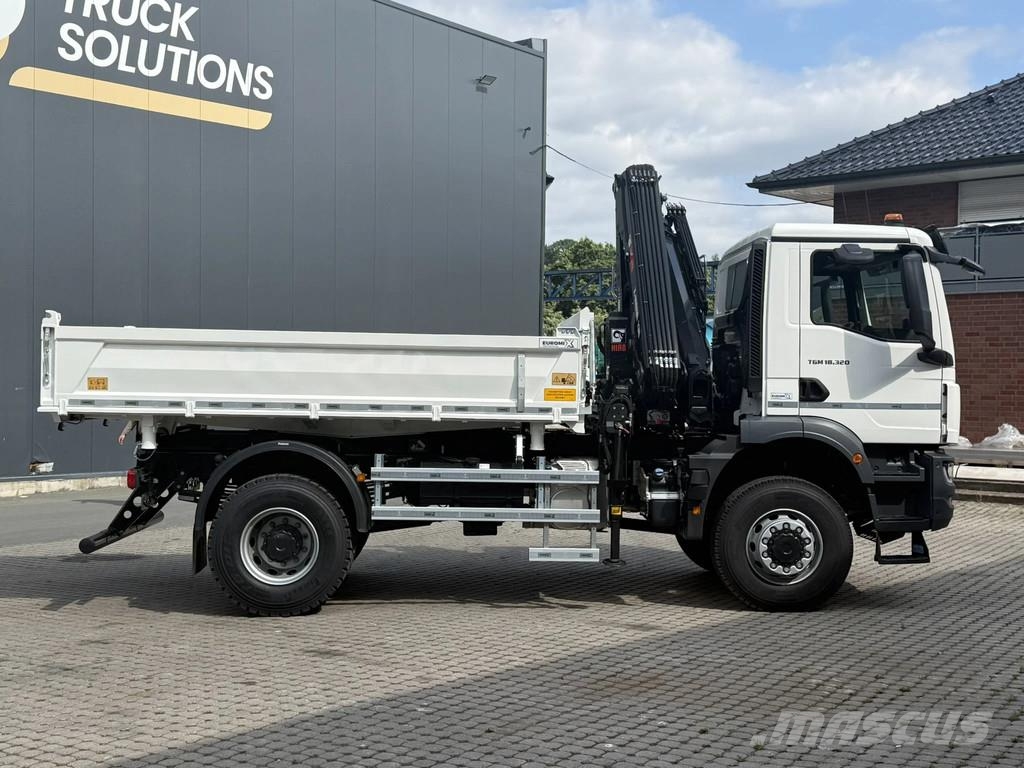 MAN TGM 18.320 MAN TGM 18.320 4x4 BB EuromixMTP Hiab 1 Camiones bañeras basculantes o volquetes