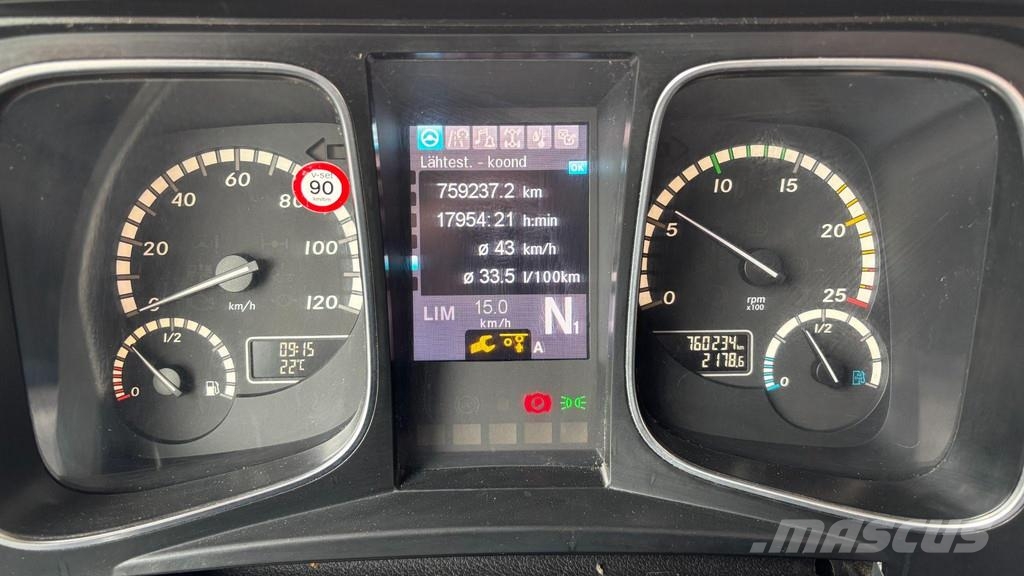 Mercedes-Benz Actros 2542 6x2 EURO6 + ADR + TANK 18.5m3 Tankwagen