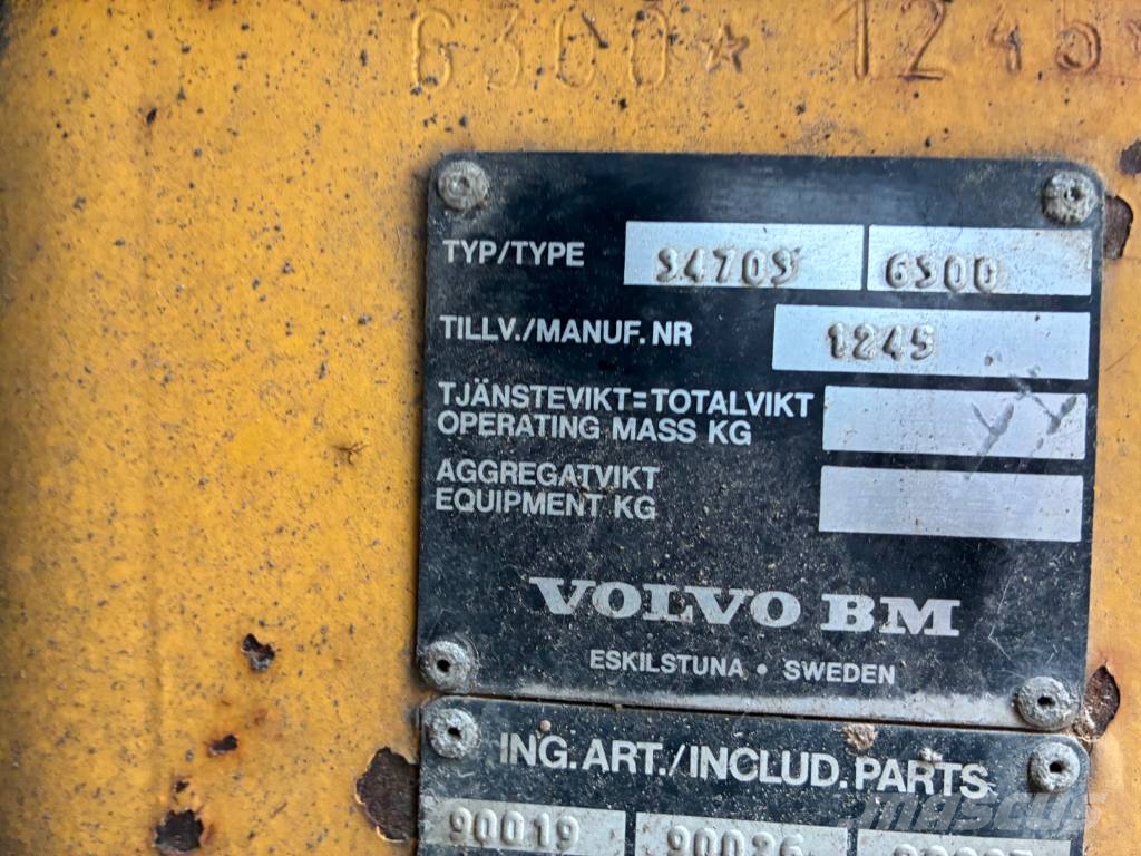 Volvo BM 6300 Ekskavaatorlaadurid