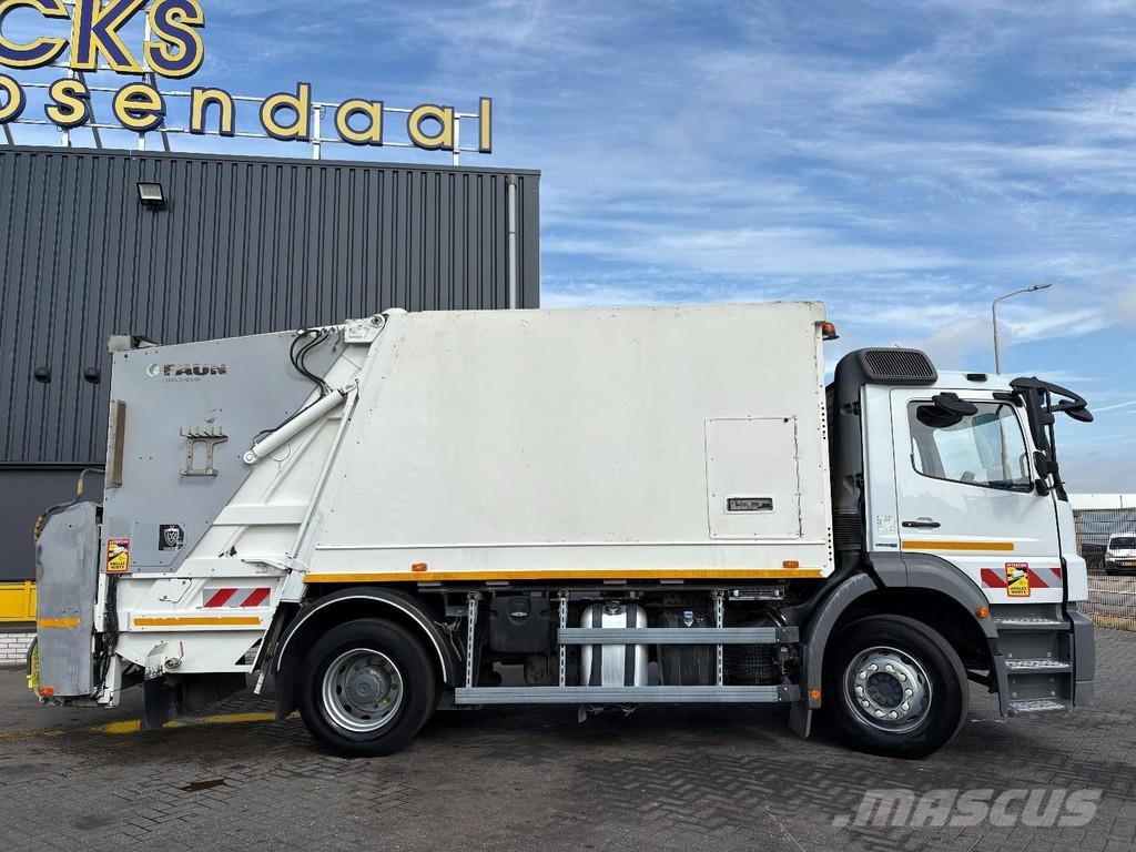 Mercedes-Benz AXOR 1829 +FAUN GARBAGE TRUCK 14.5 m3 + PERFECT WO شاحنات المخلفات