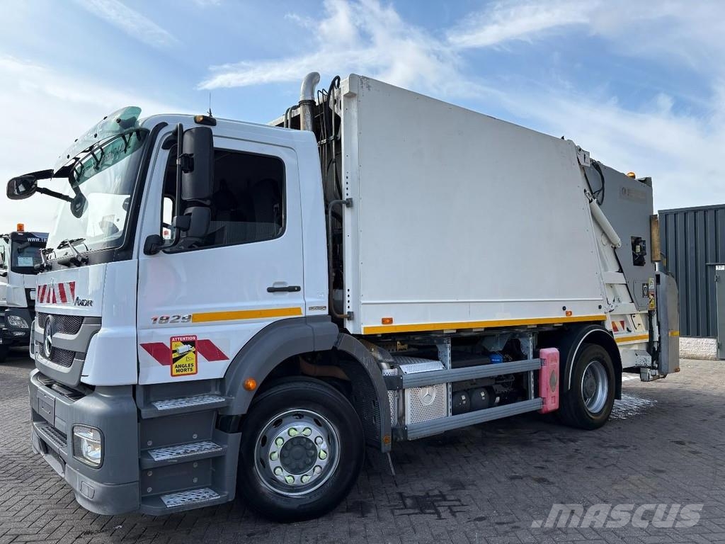 Mercedes-Benz AXOR 1829 +FAUN GARBAGE TRUCK 14.5 m3 + PERFECT WO شاحنات المخلفات