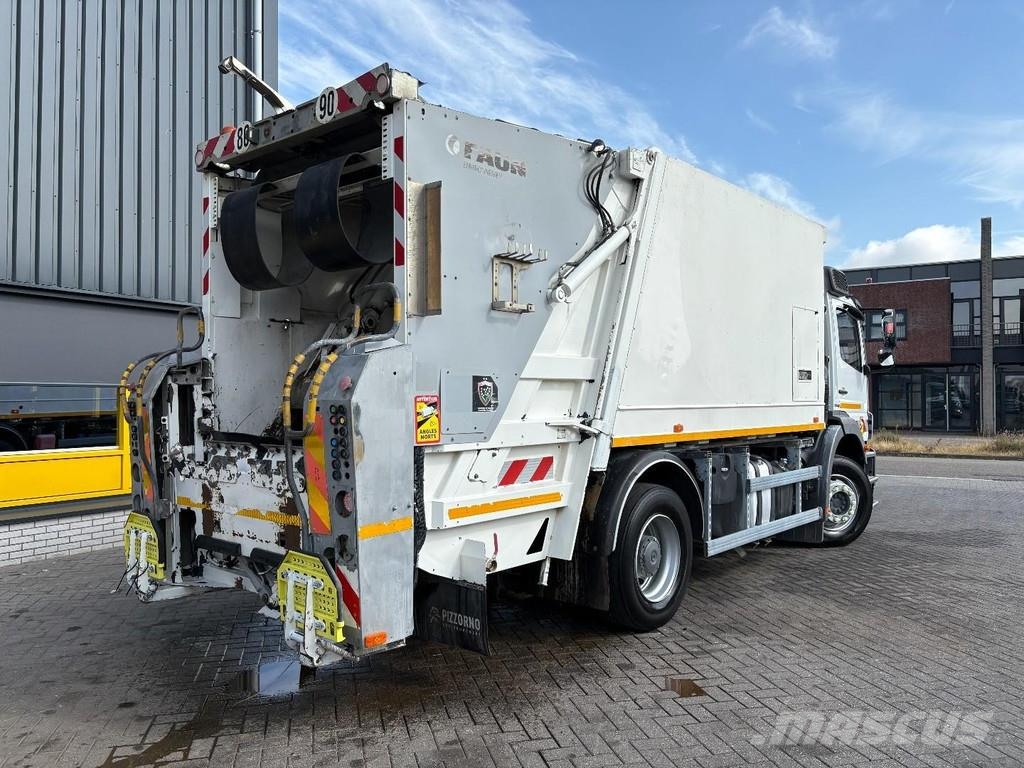Mercedes-Benz AXOR 1829 +FAUN GARBAGE TRUCK 14.5 m3 + PERFECT WO شاحنات المخلفات