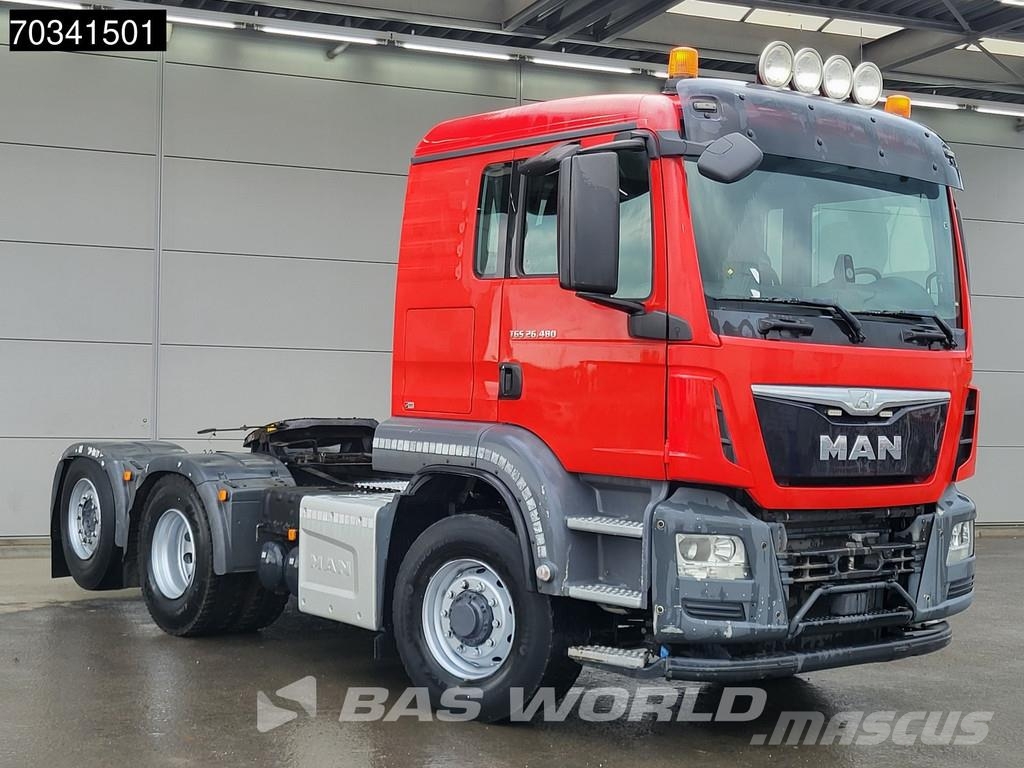 MAN TGS 26.480 6X2 Hydrodrive Manual Lift+Lenkachse Hy Sadulveokid