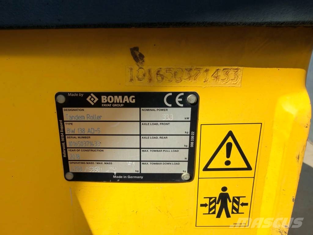 Bomag BW138 AD-5 Tandemwalzen