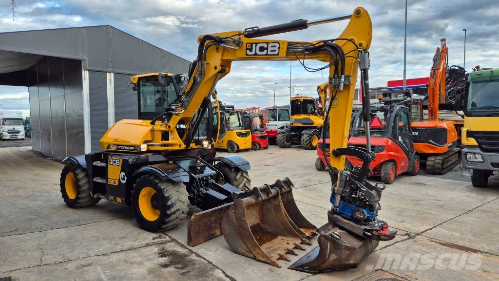 JCB HYDRADIG 110W - ROTOTILT - 2018 YEAR - 8415 HOURS Bagri na kolesih