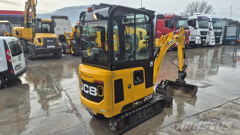 JCB 16C-1 - 2021 YEAR - 935 HOURS - POWERTILT Miniekskavaatorid < 7 t