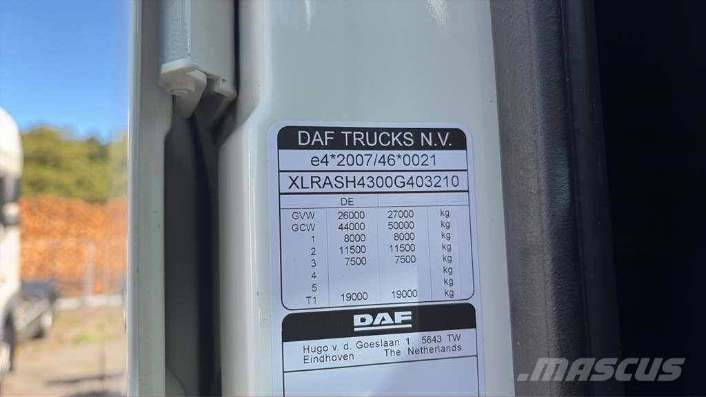 DAF XF480 BDF Kamioni-šasije