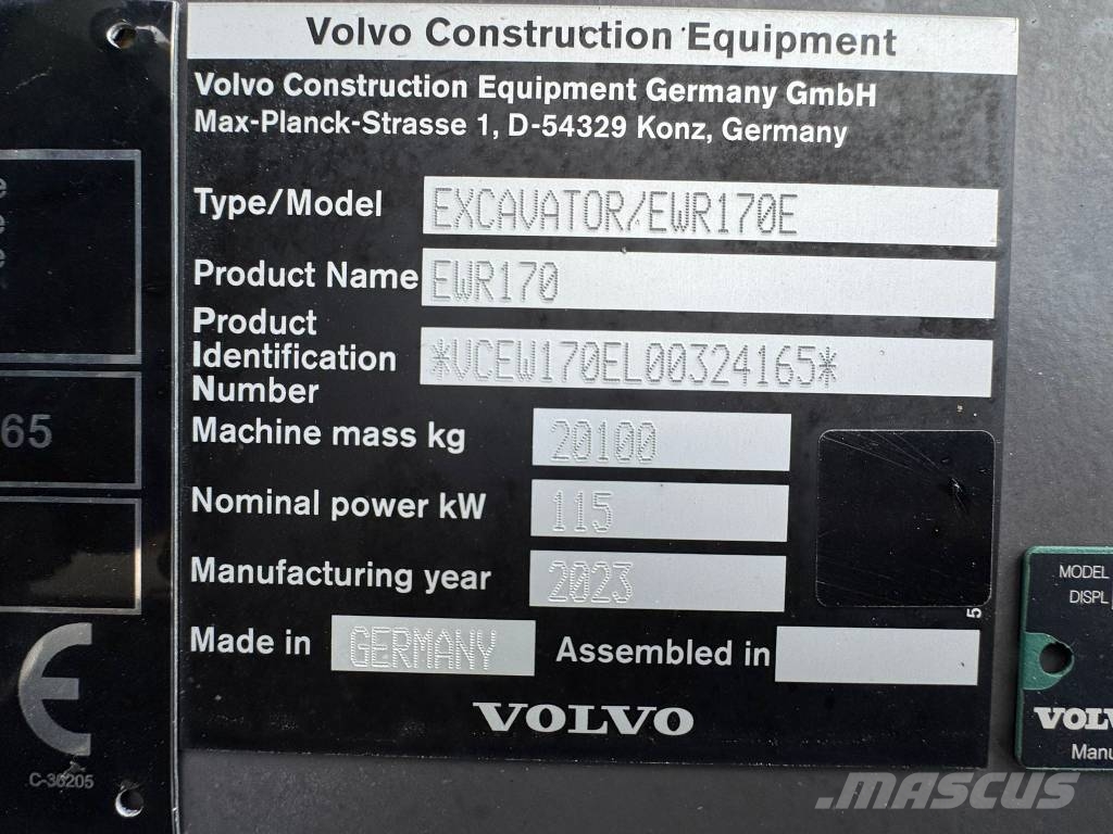 Volvo EWR 170 E Hjulgravere