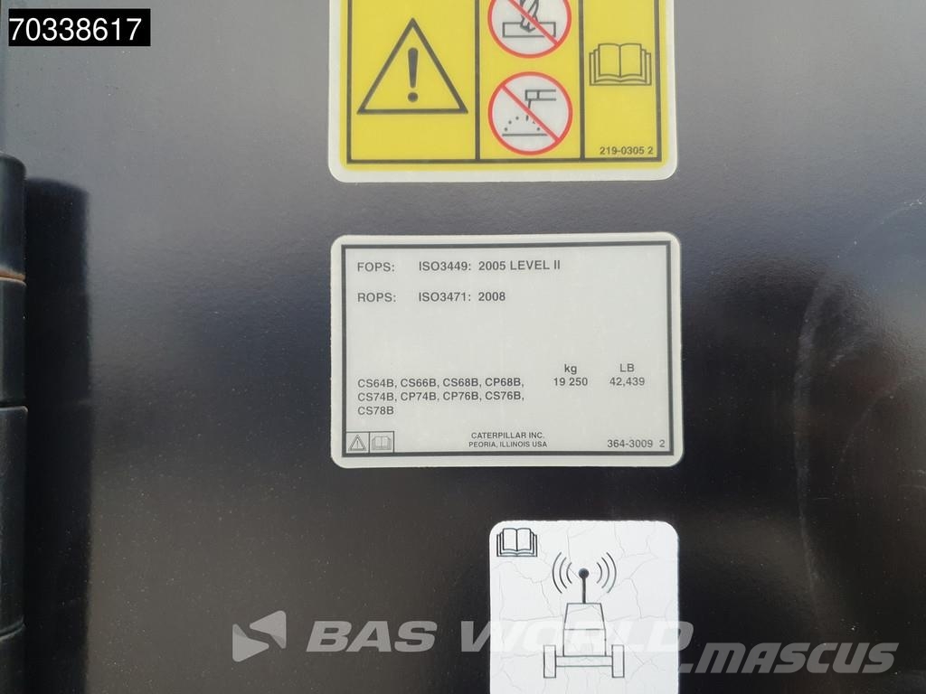 CAT CS66 B A/C Enojni valjarji