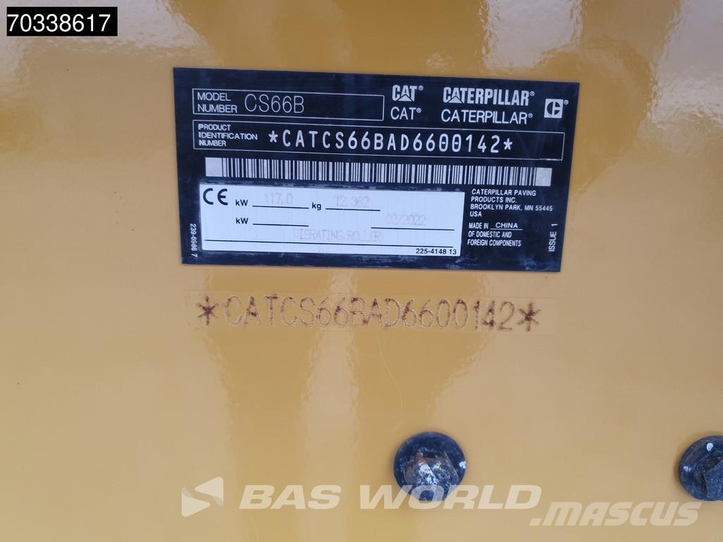 CAT CS66 B A/C Enojni valjarji