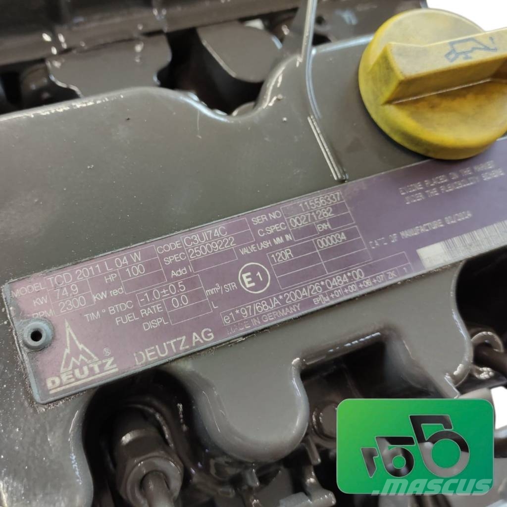Bobcat DEUTZ TCD 2011 L 04 W Engine シャーシ及びサスペンション
