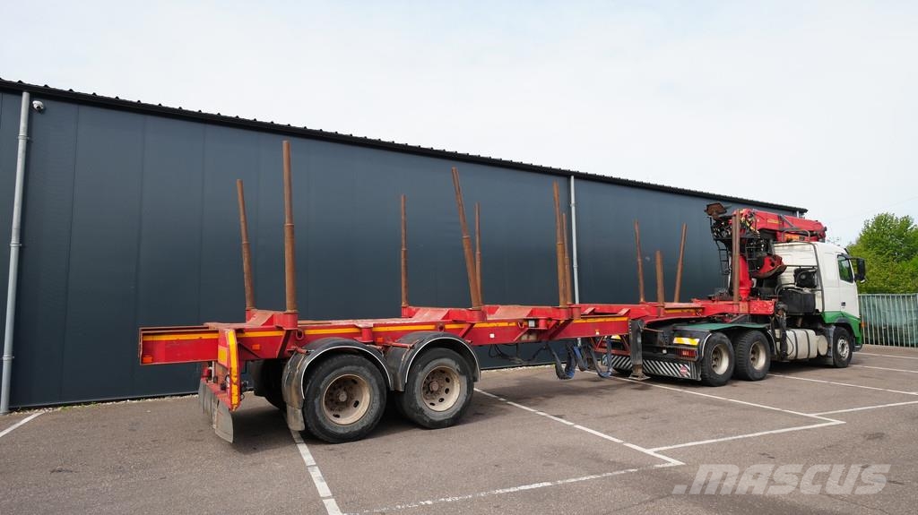 Volvo FH 460 6x4 combi with Palfinger SRX 47 crane and l Kranen voor alle terreinen
