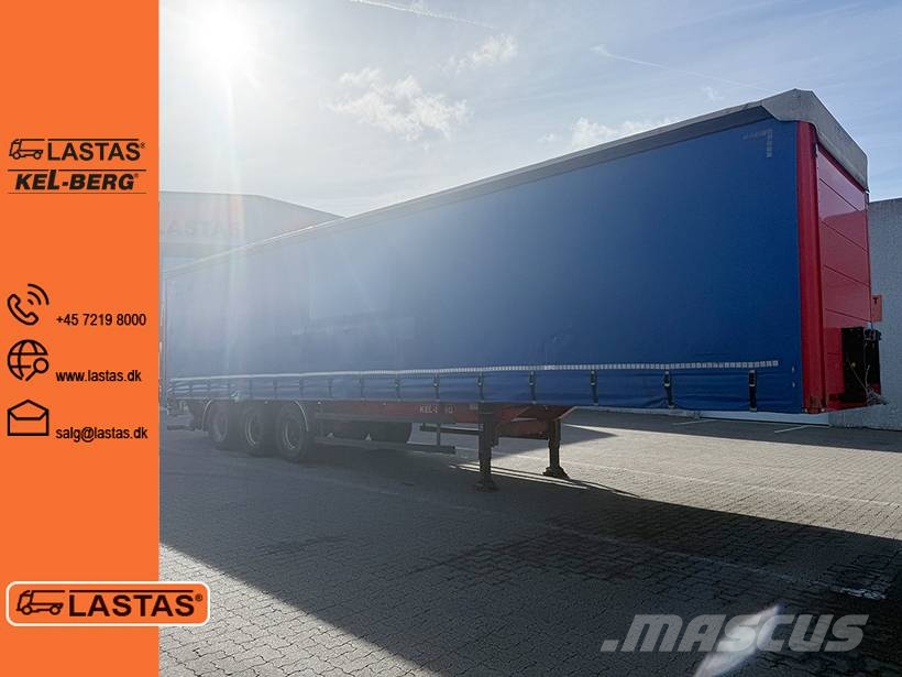 Kel-Berg 3 axle Curtainsider / Planenauflieger نصف مقطورات بباب جانبي
