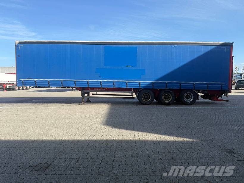 Kel-Berg 3 axle Curtainsider / Planenauflieger نصف مقطورات بباب جانبي
