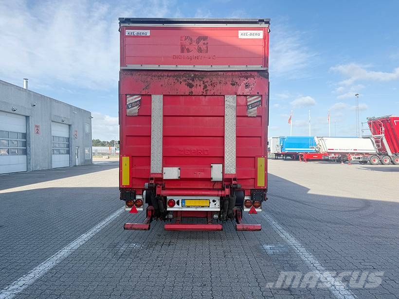 Kel-Berg 3 axle Curtainsider / Planenauflieger نصف مقطورات بباب جانبي