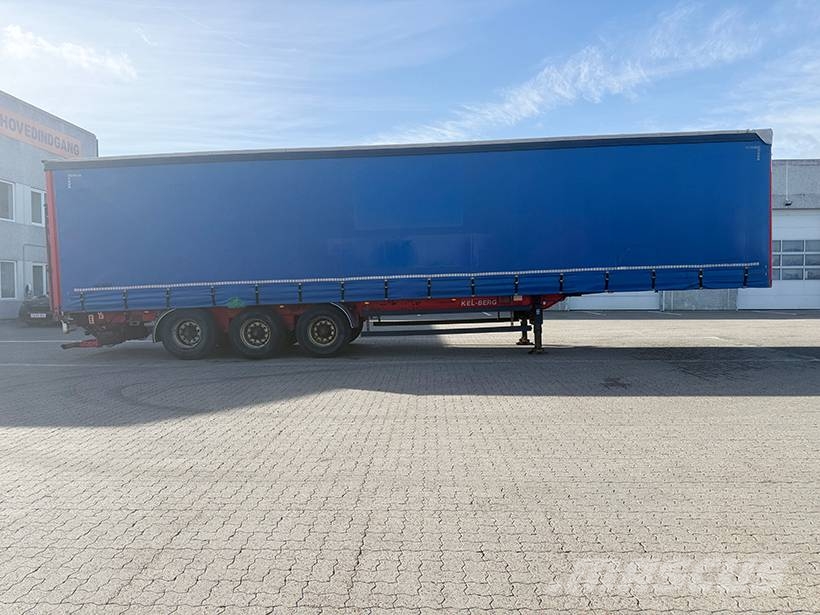 Kel-Berg 3 axle Curtainsider / Planenauflieger نصف مقطورات بباب جانبي