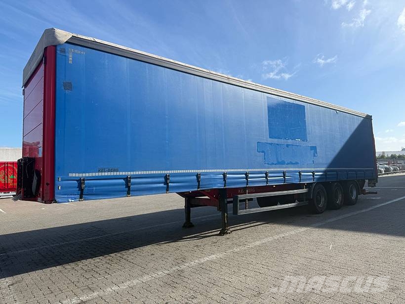Kel-Berg 3 axle Curtainsider / Planenauflieger نصف مقطورات بباب جانبي