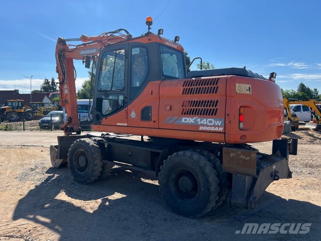 Doosan DX 140 W Wielgraafmachines