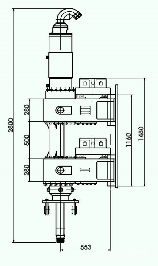 ABI ABI VDW 3525 double rotary head drill bauer CFA Accessoires en onderdelen voor boormachines