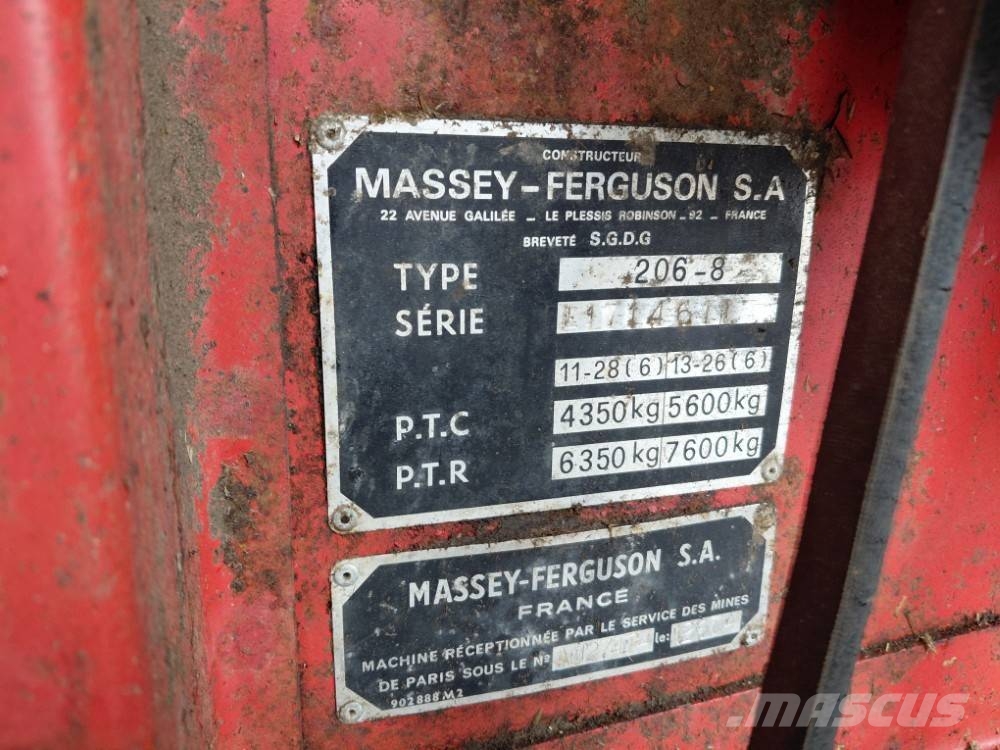 Massey Ferguson 206 leikkuupuimuri Derliaus nuėmimo kombainai