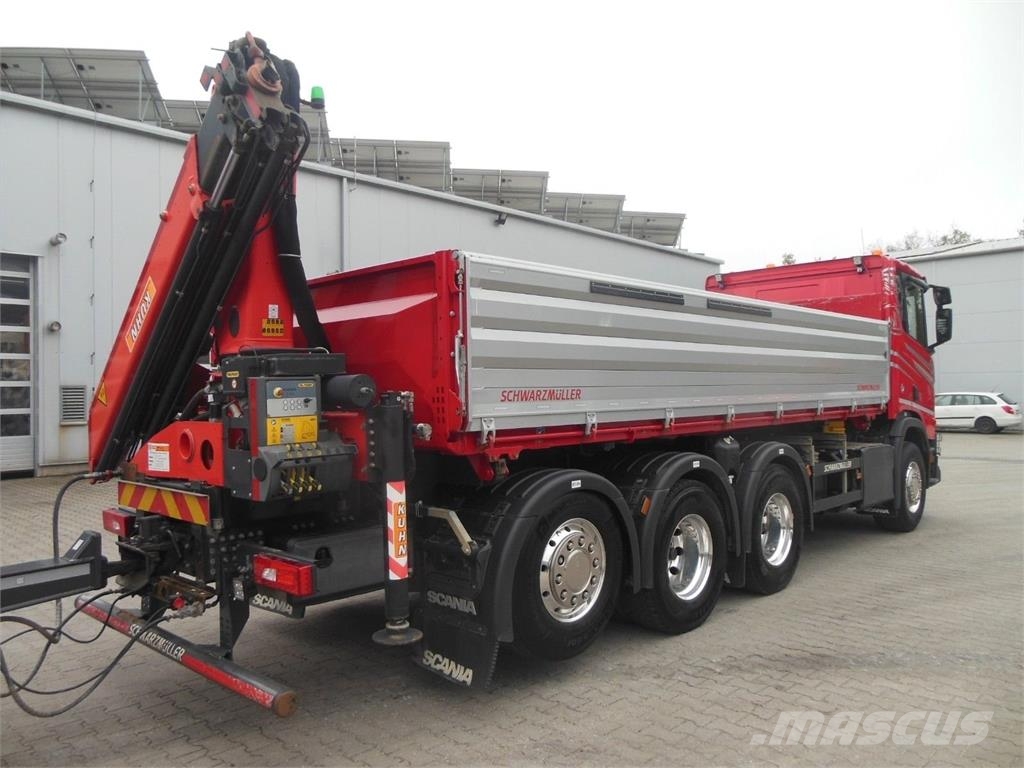 Scania R 580,8X4,KIPPER,BORDMATIC,PALFINGER PK 19.001 Tipper trucks