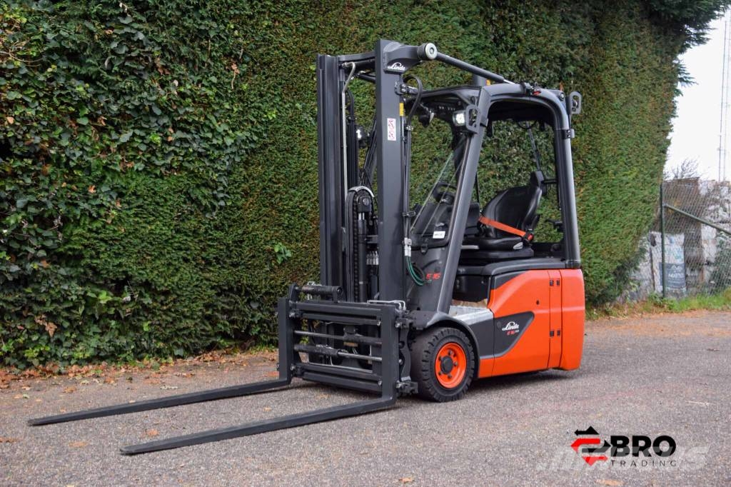 Linde E16C-02 EVO + Forkpositioner sideshift El gaffeltrucks