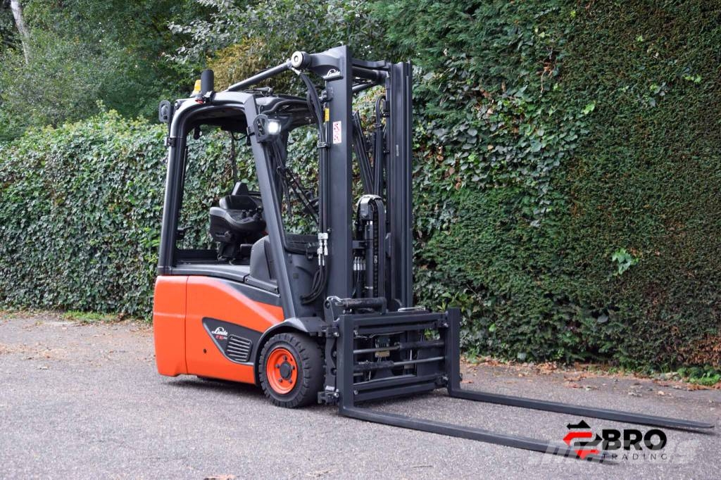 Linde E16C-02 EVO + Forkpositioner sideshift El gaffeltrucks
