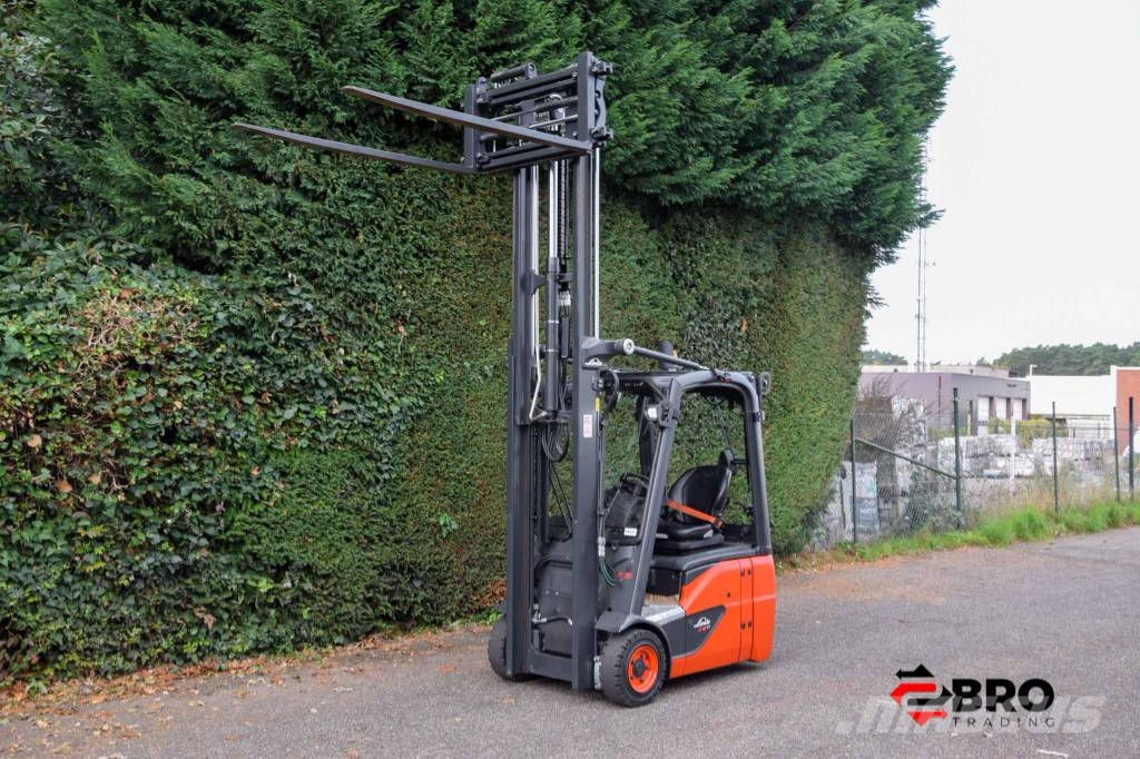 Linde E16C-02 EVO + Forkpositioner sideshift El gaffeltrucks