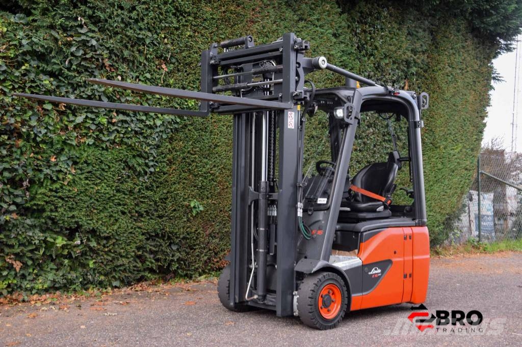 Linde E16C-02 EVO + Forkpositioner sideshift El gaffeltrucks