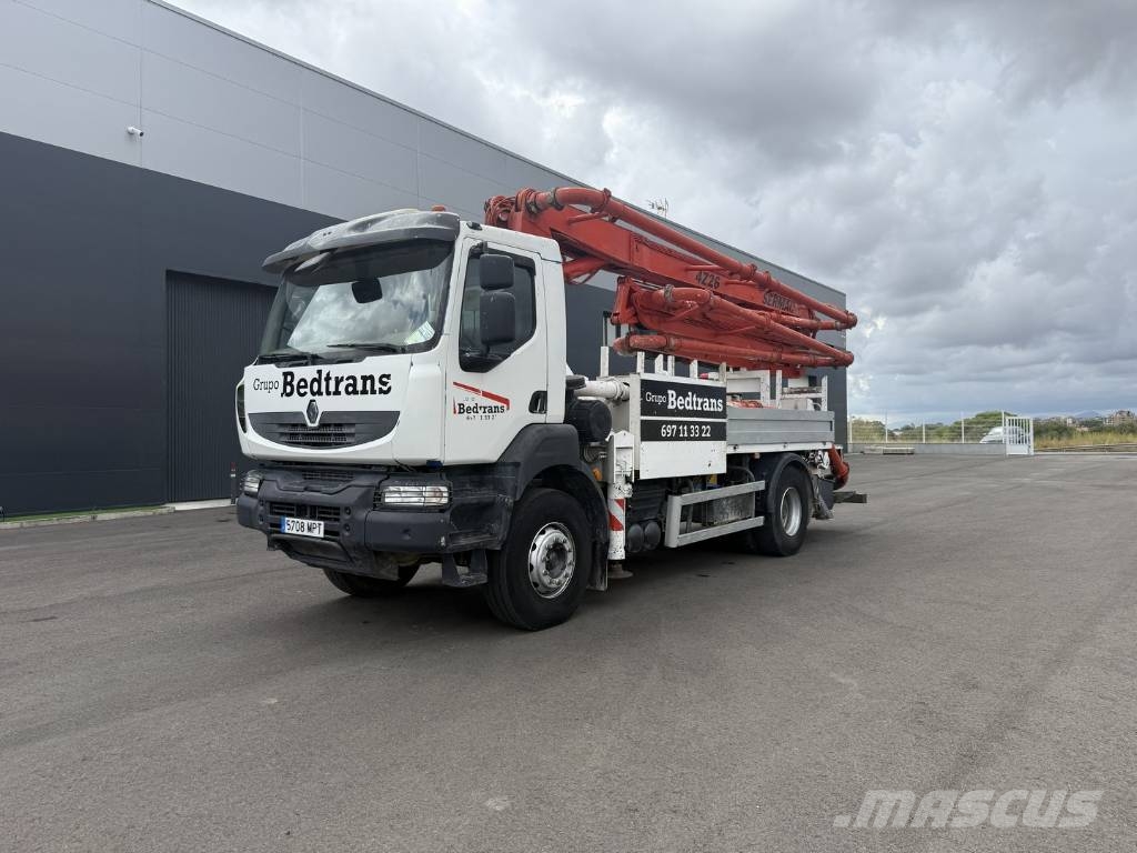 Renault Kerax 450 طفرات توزيع الخرسانة