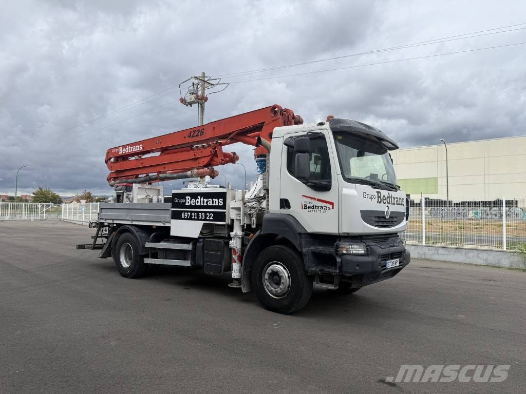 Renault Kerax 450 طفرات توزيع الخرسانة