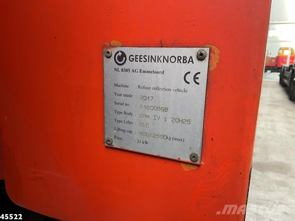 DAF FAG CF 330 Euro 6 Geesink 20m³ Kamioni za otpad