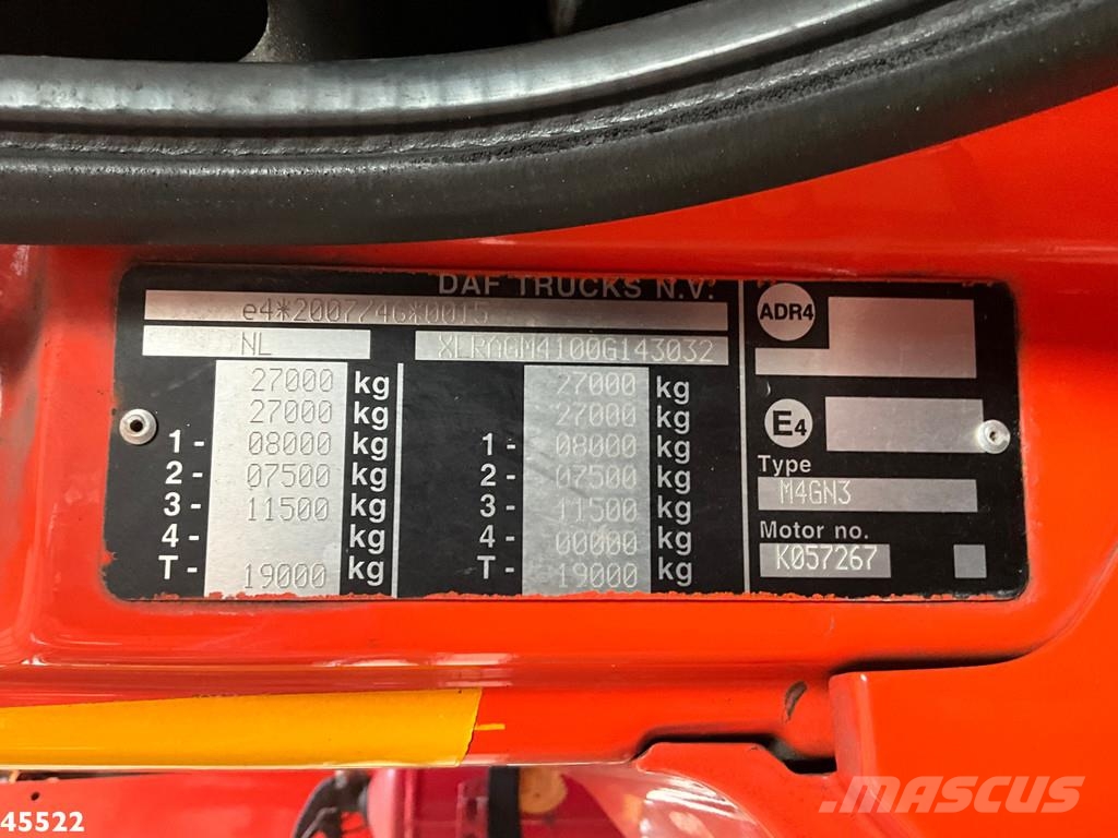 DAF FAG CF 330 Euro 6 Geesink 20m³ Kamioni za otpad