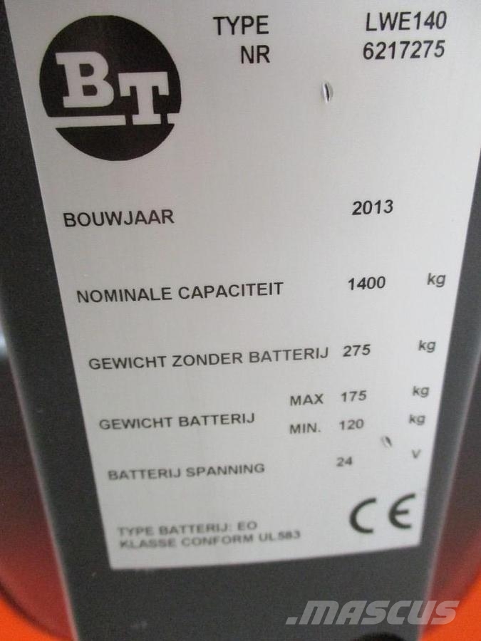 BT LWE140 Штабелери