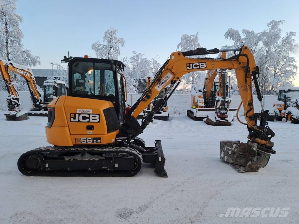 JCB 56 Z-2 Mini ekskavatörler, 7 tona dek
