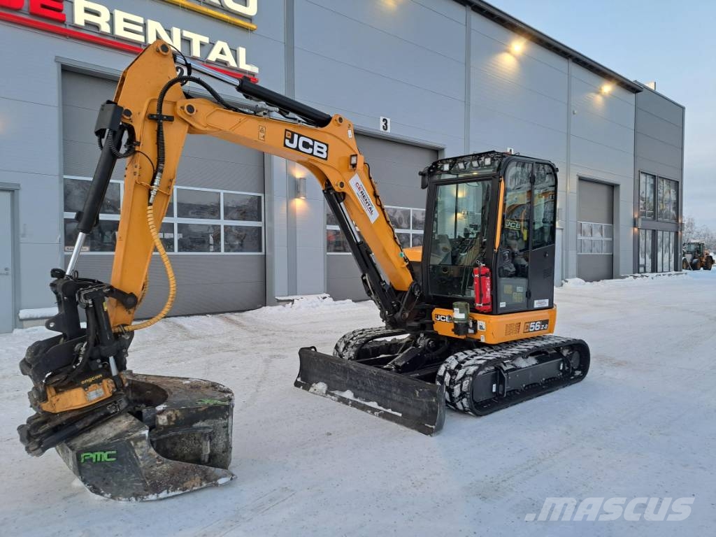 JCB 56 Z-2 Mini ekskavatörler, 7 tona dek
