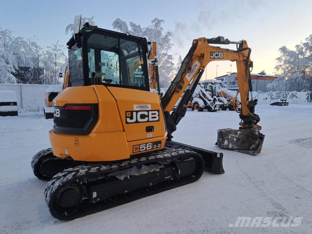 JCB 56 Z-2 Mini ekskavatörler, 7 tona dek