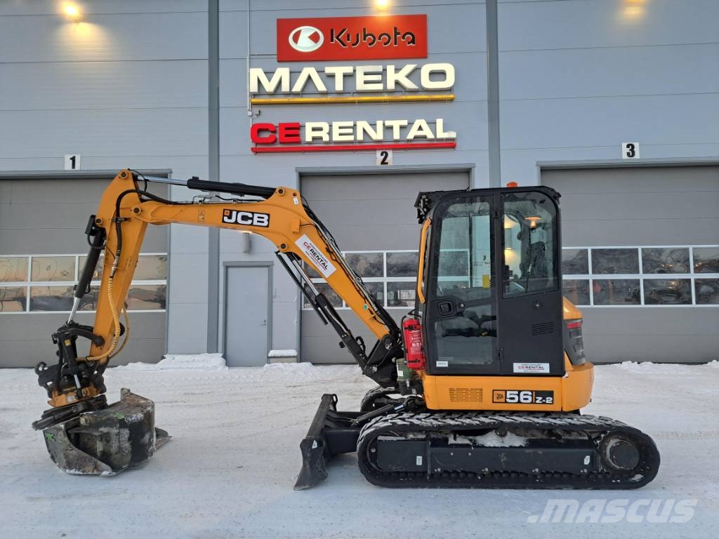 JCB 56 Z-2 Mini ekskavatörler, 7 tona dek