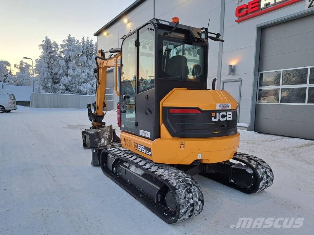 JCB 56 Z-2 Mini ekskavatörler, 7 tona dek