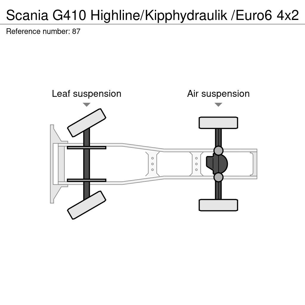 Scania G410 Highline/Kipphydraulik /Euro6 Tractores (camiões)