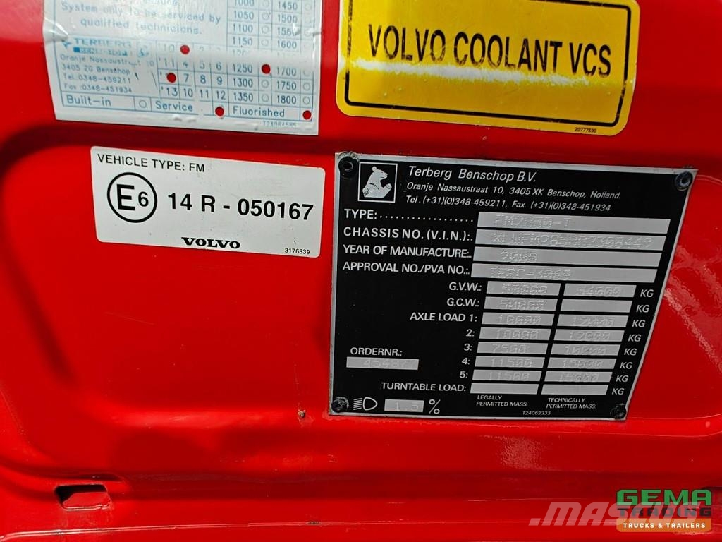 Terberg FM2850-T 10x4/6 Globetrotter Euro4 - Penz 16200HL Camiones plataforma
