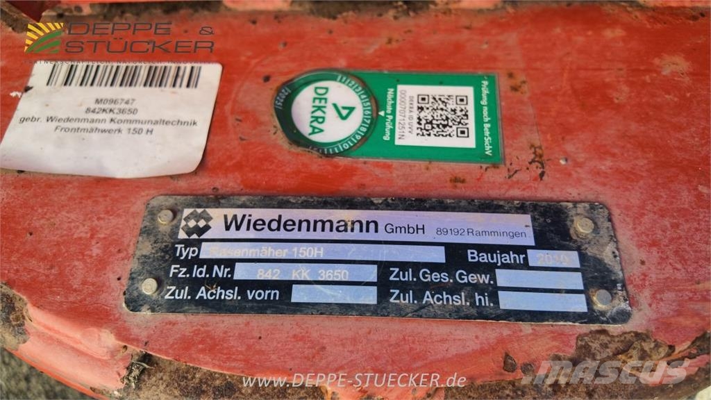 Wiedenmann Frontmähwerk 150 H Kmetijstvo - drugo