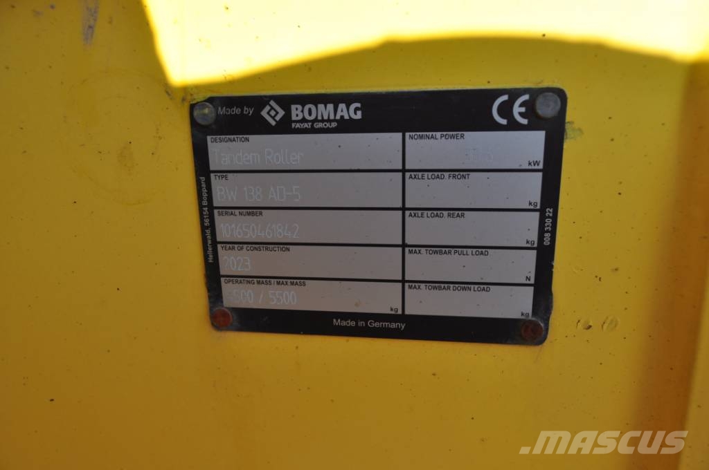 Bomag BW 138 AD-5 Twin drum rollers