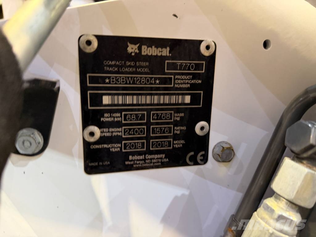 Bobcat T 770 Pásové nakladače